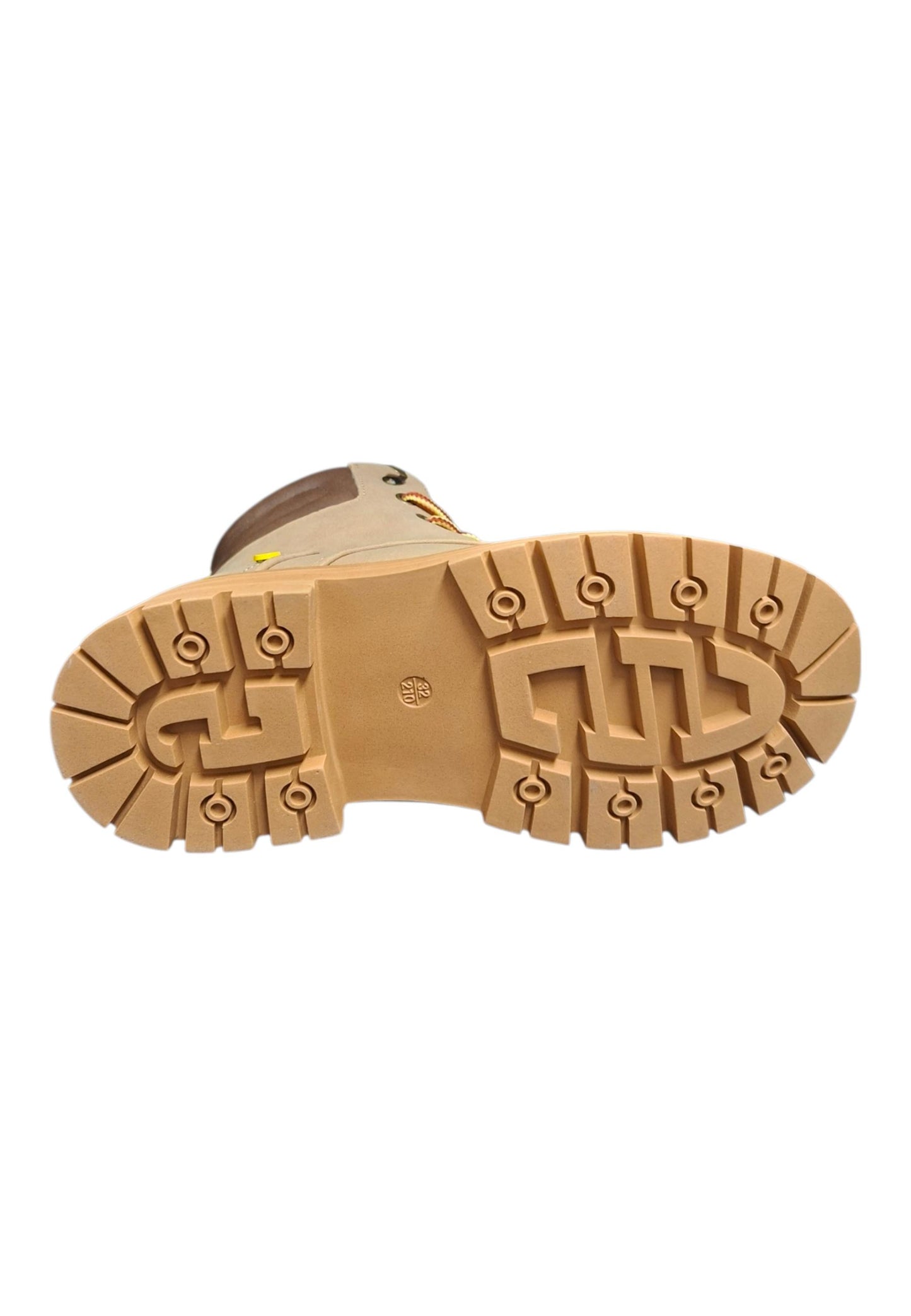 Boscaiolo bambino Gioseppo Ruxley camel marrone pelle lacci casual style
