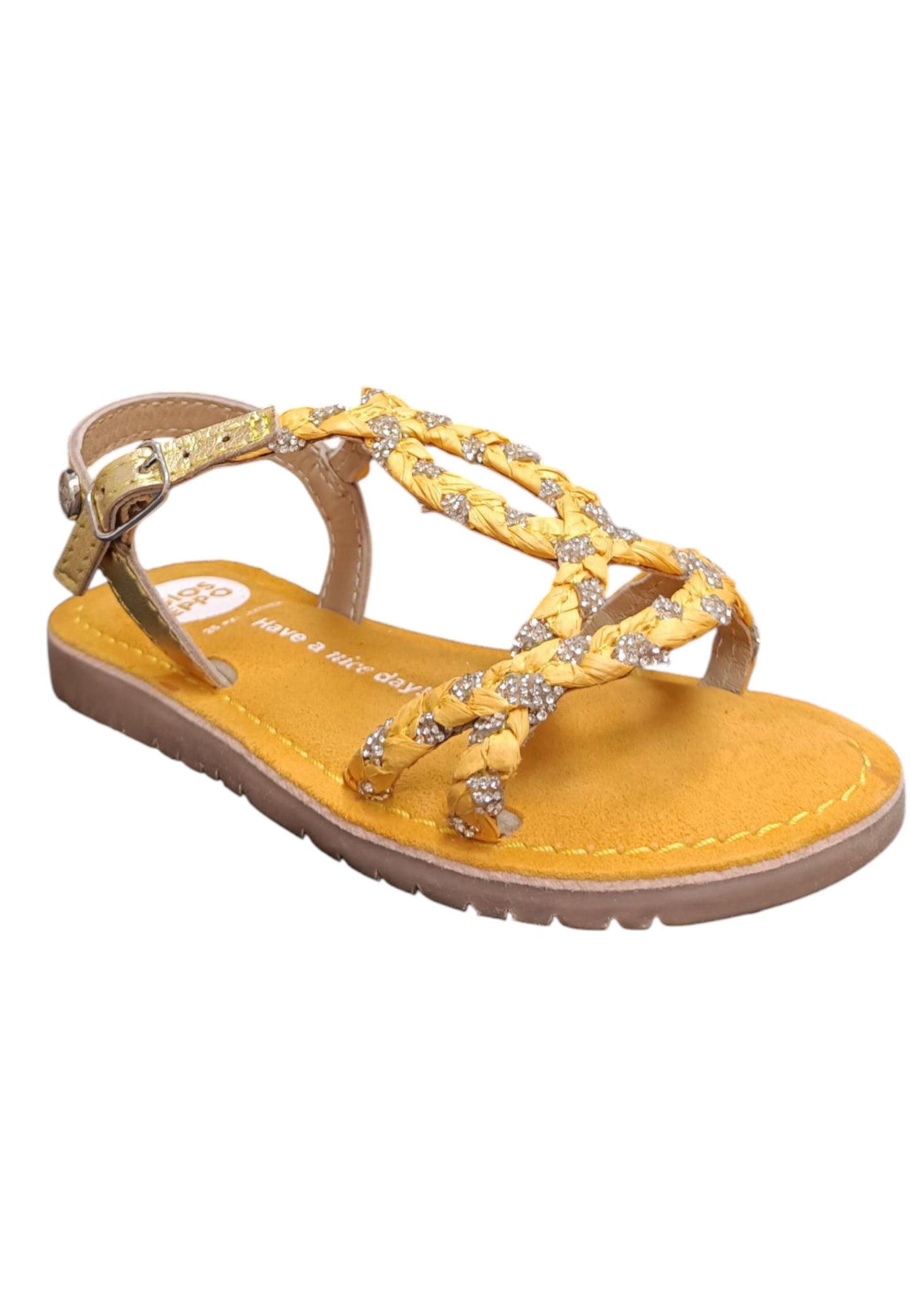 Scarpe sandalo Bambine e ragazze GIOSEPPO WENHAM  mostaza fibia