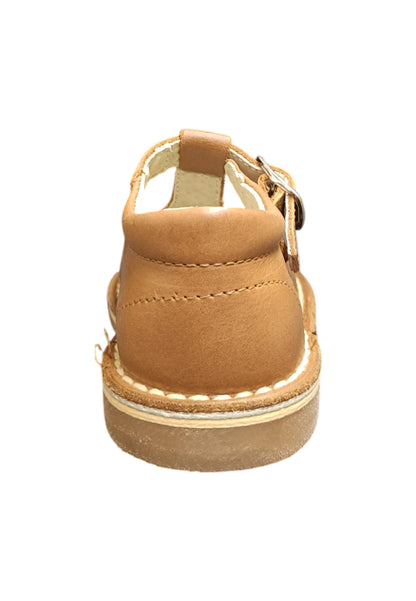 Scarpe occhi di bue-semiaperto Bambini panyno B2805  cuoio fibia