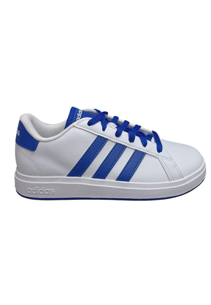 sarpe sneakers Bambini e ragazzi adidas GRAND COURT  bianco laccio