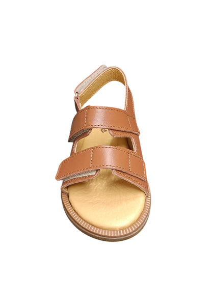 Sandalo bambino Platis Open Classic cuoio pelle - Sandalo da passeggio con velcro