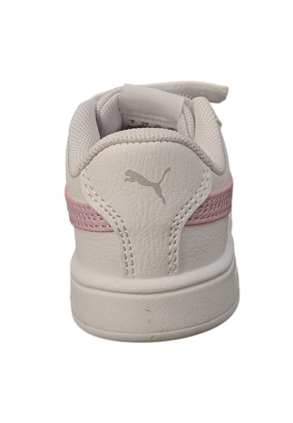 Scarpe sneakers Bambine e ragazze PUMA rickie classic  bianco-fuxja velcro