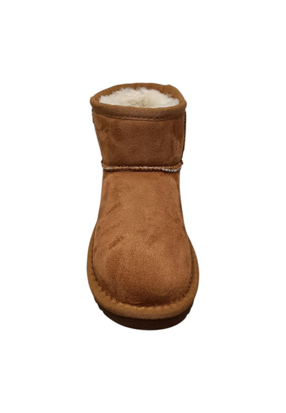 Stivaletti bambina Grunland Junior Crom marrone suede - Stile caldo con elastico