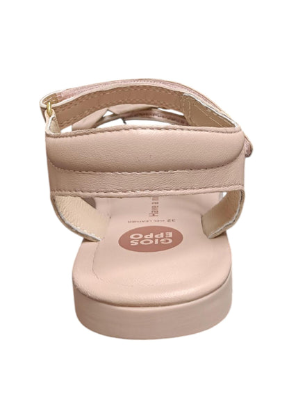 Sandalo bambina Gioseppo Marinette rosa pelle velcro comfort elegance