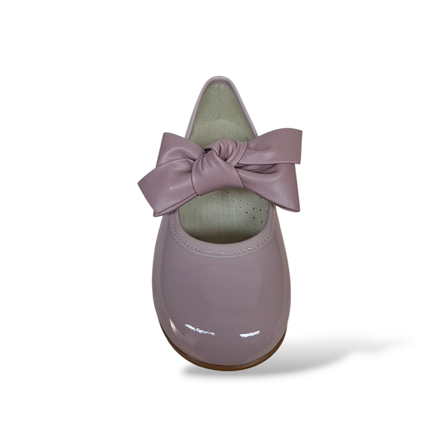 Ballerine bambina PANYNO cipria vernice fibbia cerimonia eleganti