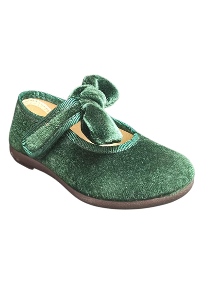 Ballerina bambina Vul-Ladi Candy verdone velluto velcro elegance style