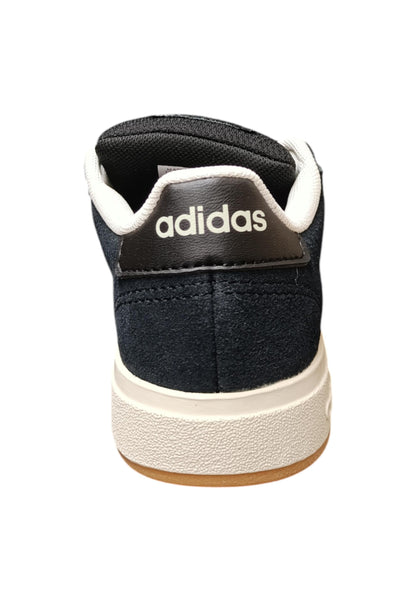 sarpe sneakers Bambini e ragazzi adidas GRAND COURT  nero-bianco laccio