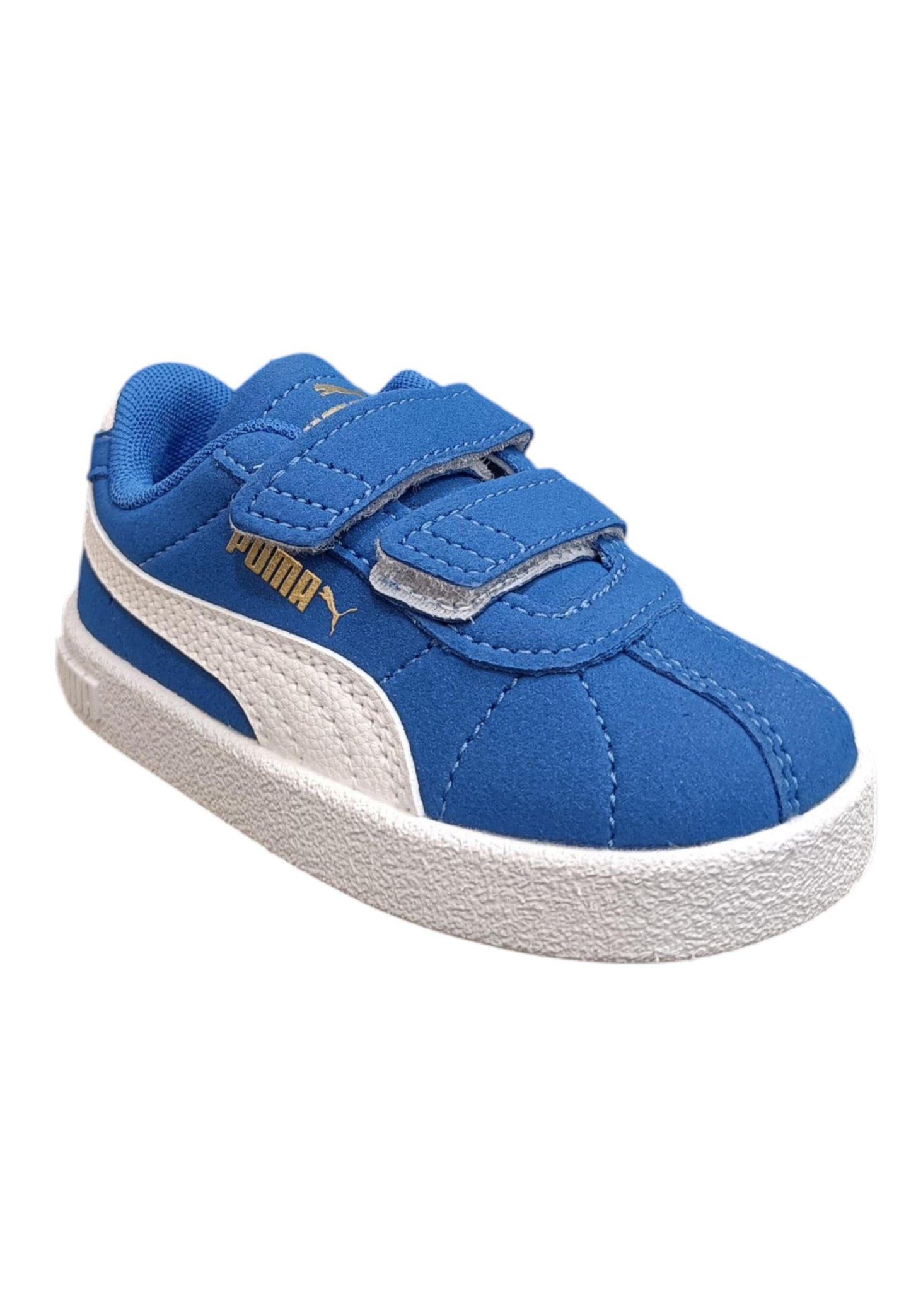 Scarpe sneakers Bambini e ragazzi PUMA CLUB  azzurro-bianco velcro