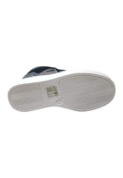Scarpe sneakers Unisex bambini balducci BUTTER  grigio-nero laccio e zip laterale
