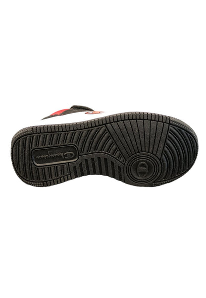 Scarpe sneakers Unisex bambini Champion REBOUND  bianco-nero laccio elastico