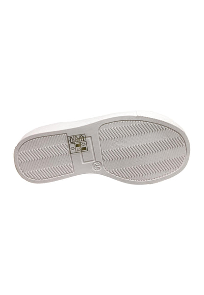 Scarpe sneakers Bambine e ragazze ferrè BUTTER  bianco laccio e zip laterale