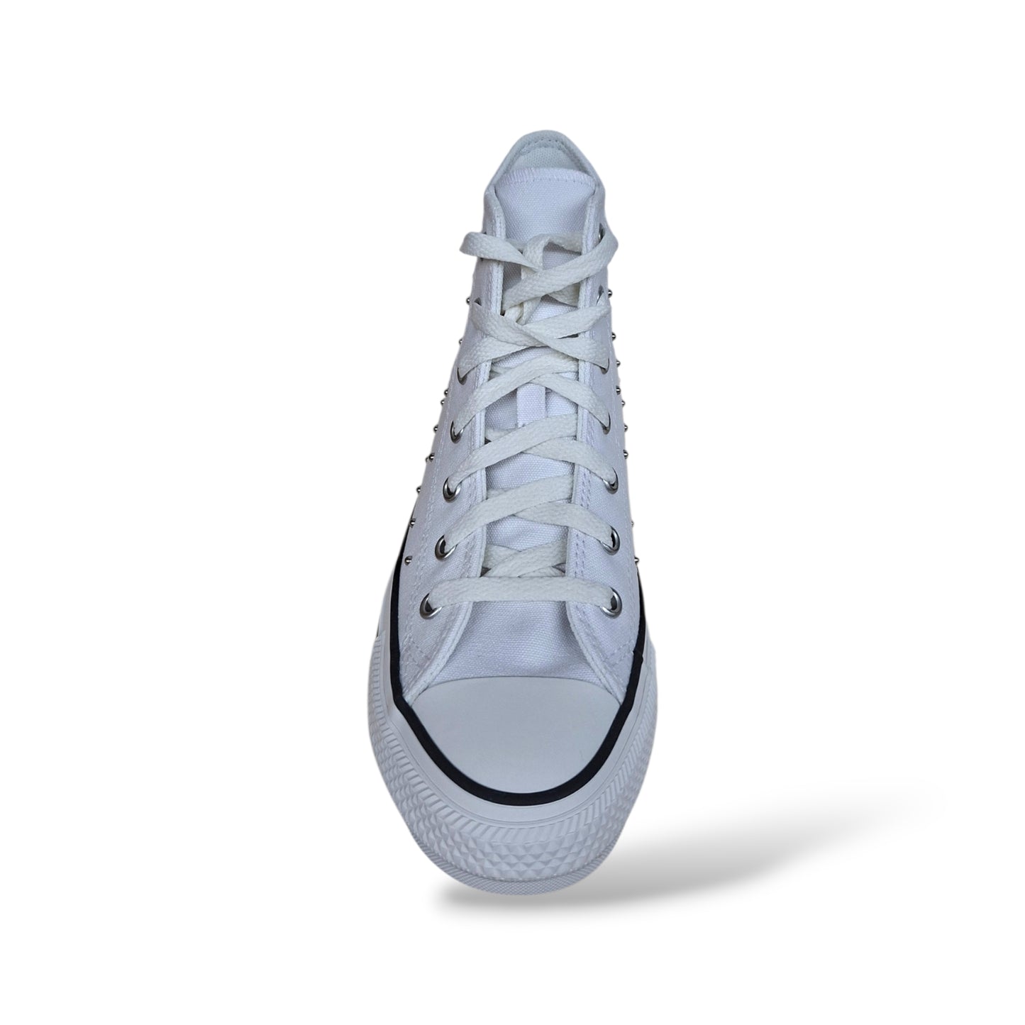 Converse Chuck Taylor Sneakers Bambine Ragazze Bianco | Taglia 27-40 | Tela Borchie | Scarpetteria Gica