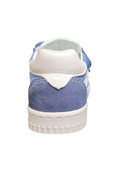Scarpe sneakers Bambini balocchi MINI  blue-azzurro-bianco-giallo velcro