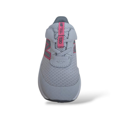 New Balance 520 Sneakers Bambine Grigio Rosa | Taglia 20-27,5 | Tessuto Velcro | Scarpetteria Gica