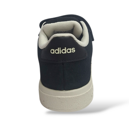 Sneakers bambino Adidas Grand Court nero bianco sportive
