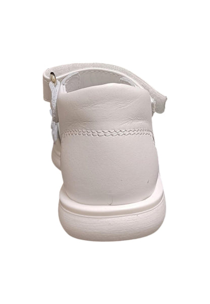 Scarpe sandalo tallonato Bambine balducci CITA  bianco velcro