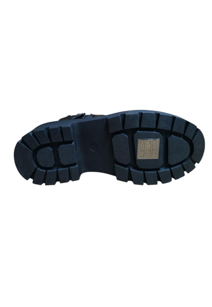 Stivaletti bambina 4US Paciotti Martin nero pelle - Stile elegante con zip laterale