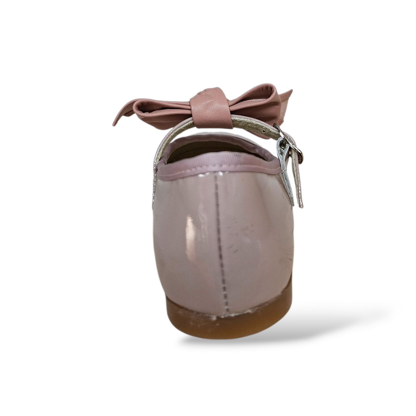 Ballerine bambina PANYNO cipria vernice fibbia cerimonia eleganti