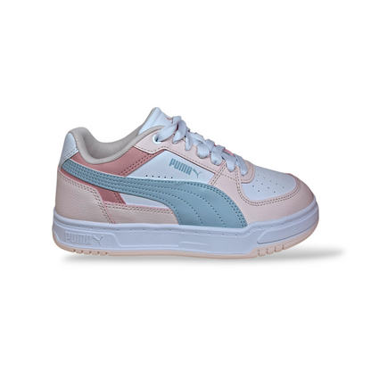 Puma-Caven-sneakers-bambina-rosa-bianco-celeste-lacci-Scarpetteria-Gica-Trani

