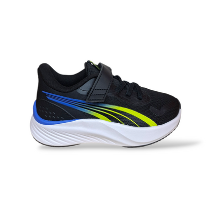 Puma-Pounce-Lite-sneakers-bambino-nero-giallo-blu-bianco-Scarpetteria-Gica-Trani
