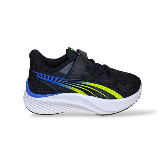 Puma-Pounce-Lite-sneakers-bambino-nero-giallo-blu-bianco-Scarpetteria-Gica-Trani
