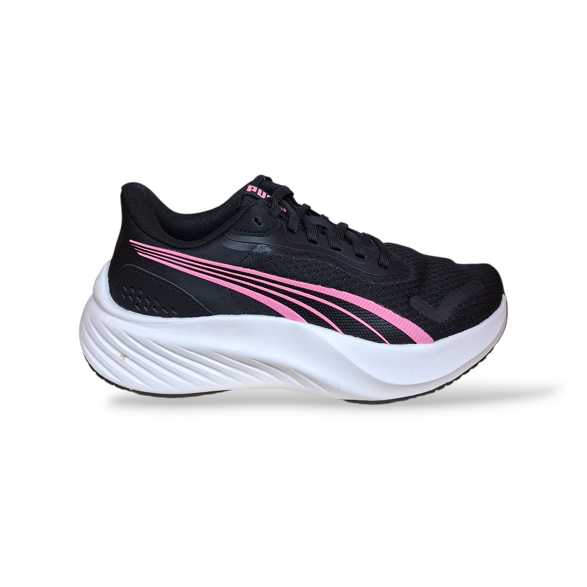 Puma-Pounce-Lite-sneakers-bambina-nero-fucsia-lacci-Scarpetteria-Gica-Trani
