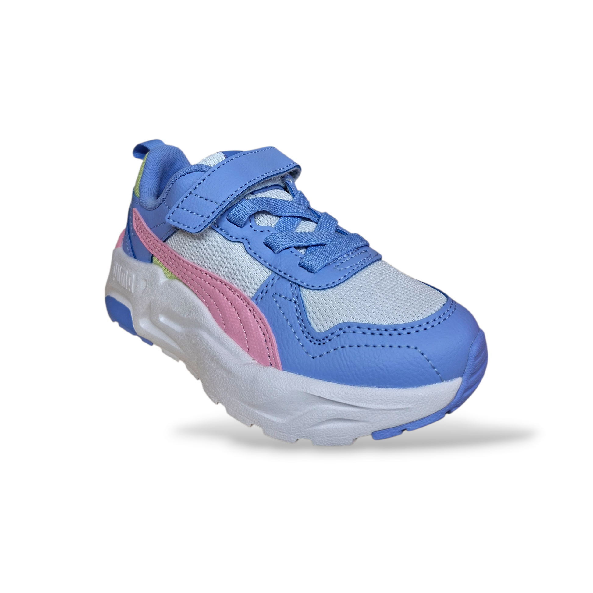 Puma-Trinity-running-bambina-celeste-rosa-taglie-20-35-Scarpetteria-Gica-Trani
