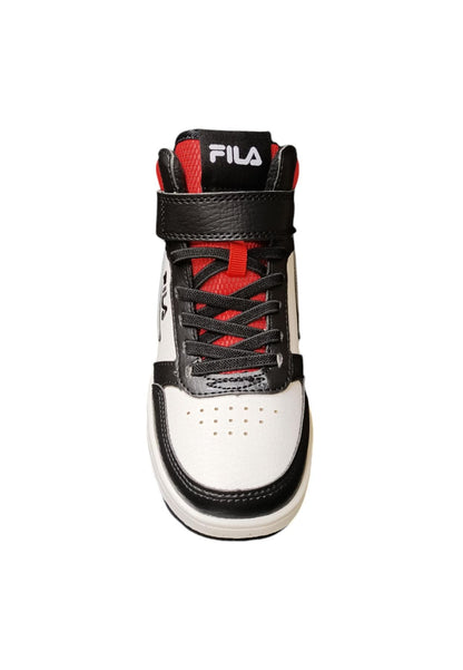 Scarpe sneakers Unisex bambino fila REGA  bianco-celeste-blue laccio elastico e velcro