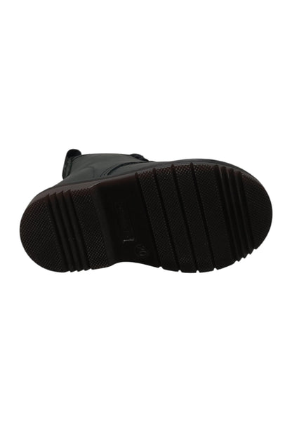 Anfibio bambino Grunland Junior Nill nero pelle zip laterale urban style