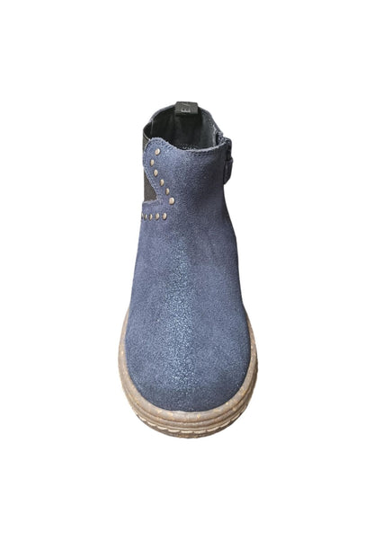 Stivaletto Bambine Gioseppo AJKA Blu con Zip - Scarpe Invernali Suede