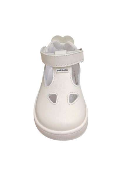 Scarpe occhi di bue Unisex bambini balducci cita  bianco velcro