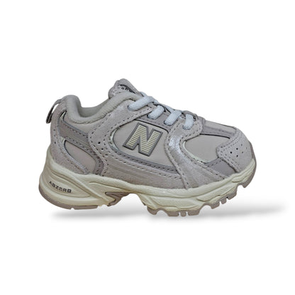 New Balance 530 Sneakers Bambini Ragazzi Beige Chiaro | Taglia 20-40 | Pelle Tessuto | Scarpetteria Gica