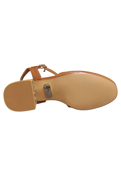 Sandali donna Nazareno Gabrieli cuoio multicolor pelle - Eleganza estiva con fibbia