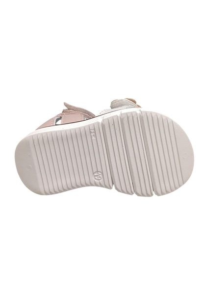 Scarpe sandalo tallonato Bambine balducci CITA  rosa-bianco-oro velcro