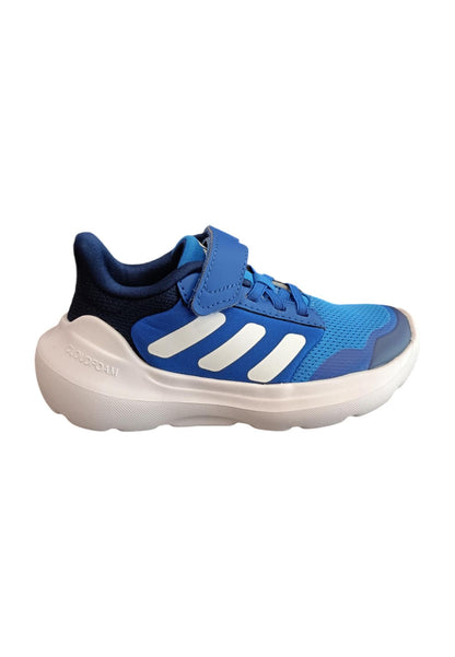 Scarpe sneakers Bambini e ragazzi adidas TENSAUR RUN  blue-bianco laccio elastico e velcro