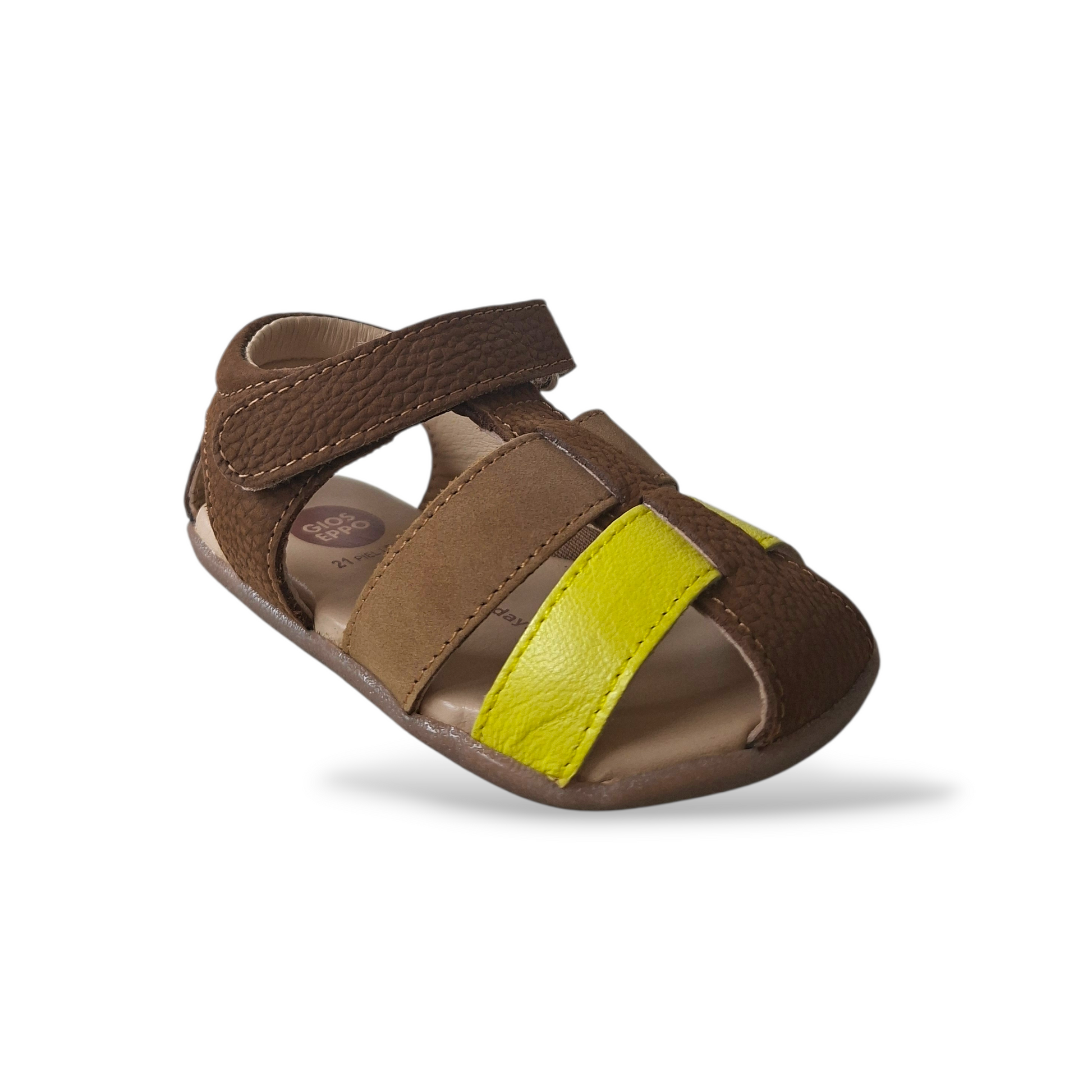 Scarpe-primi-passi-barefoot-Gioseppo-Morley-pelle-cuoio-velcro-Scarpetteria-Gica-Trani
