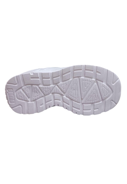 sarpe sneakers Bambini e ragazzi PUMA TRINITY  bianco-nero laccio elastico e velcro