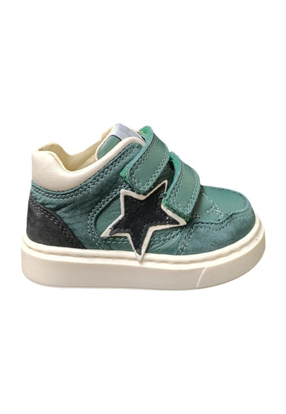 Scarpe sneakers Unisex bambini balducci cita  verdone-blue-bianco velcro