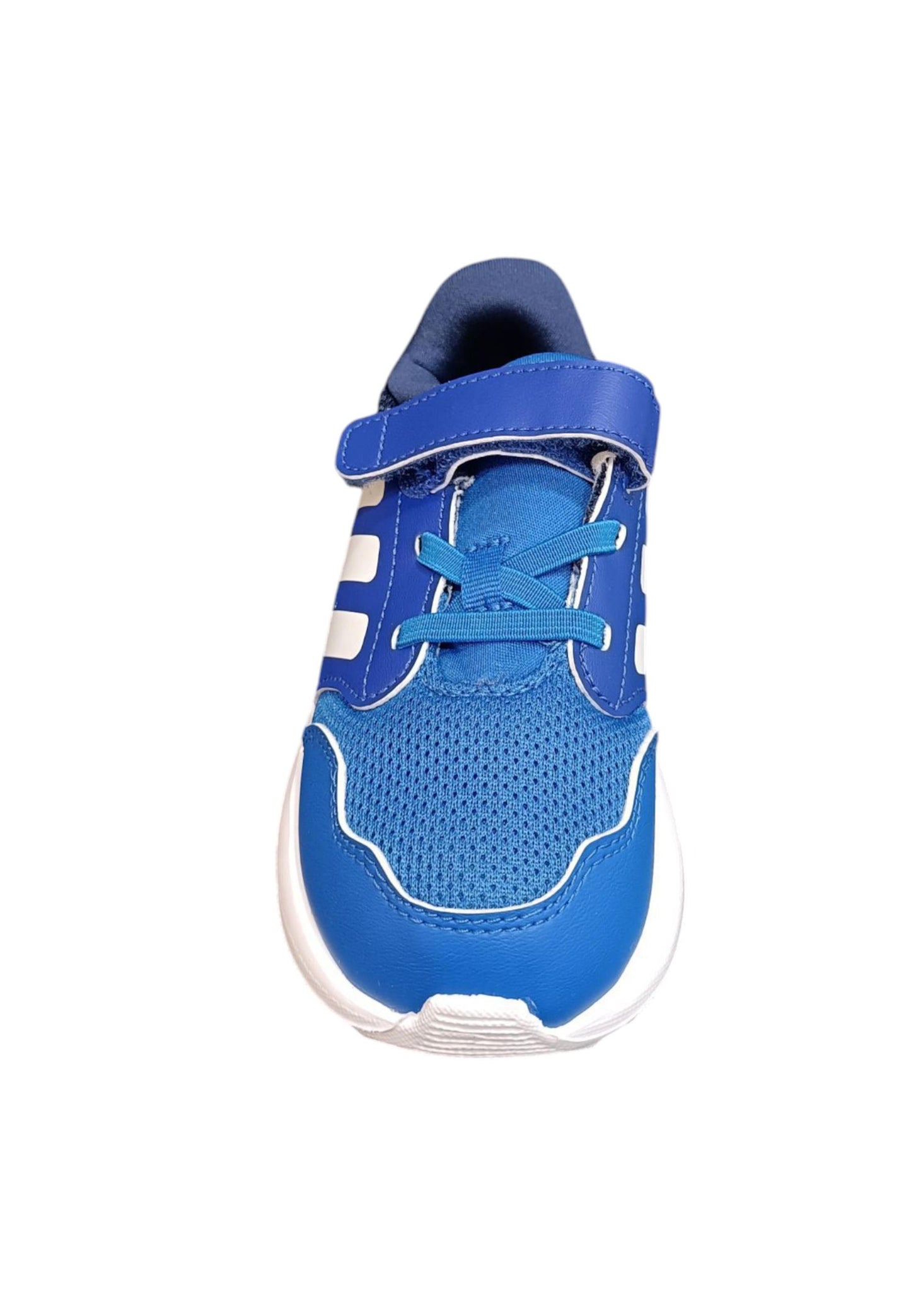 Scarpe sneakers Bambini e ragazzi adidas tensaur  celeste-blue-bianco velcro