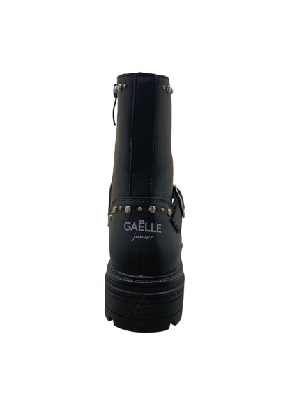 Stivaletti bambina Gaelle Coco Low nero pelle - Stile elegante con zip laterale