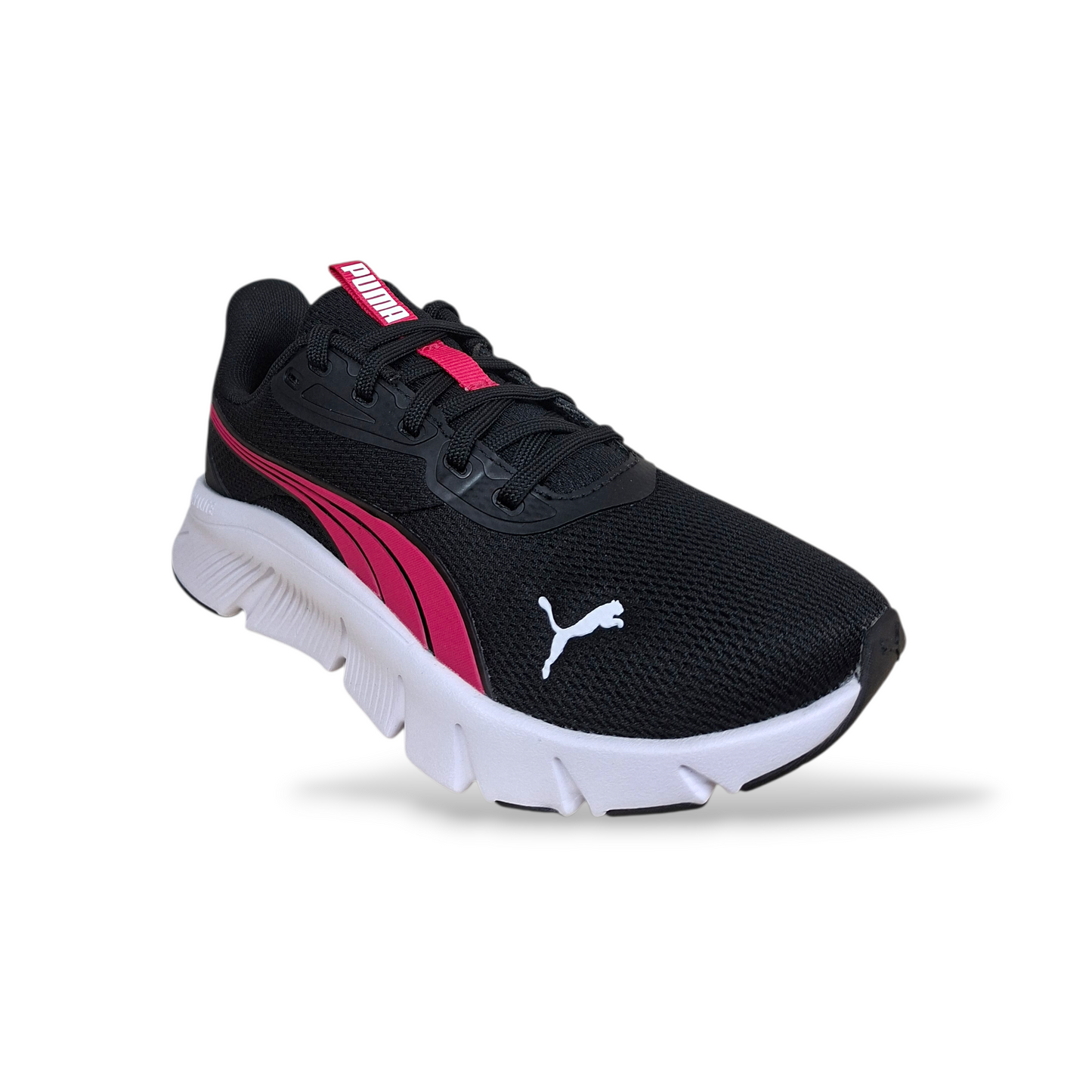 Scarpe-ginnastica-bambina-Puma-FlexFocus-nero-fuxia-Scarpetteria-Gica-Trani
