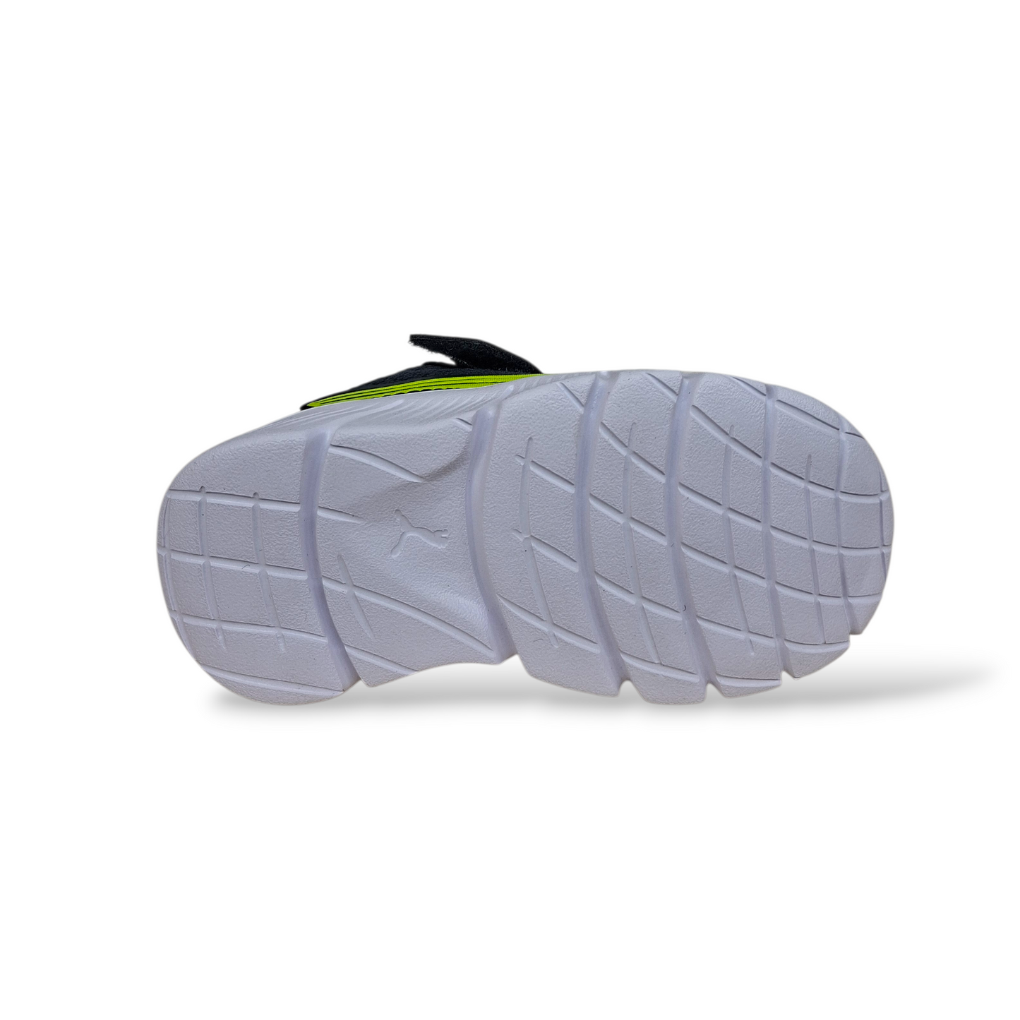 Scarpe-ginnastica-bambino-Puma-FlexFocus-grigio-giallo-antiscivolo-Scarpetteria-Gica-Trani
