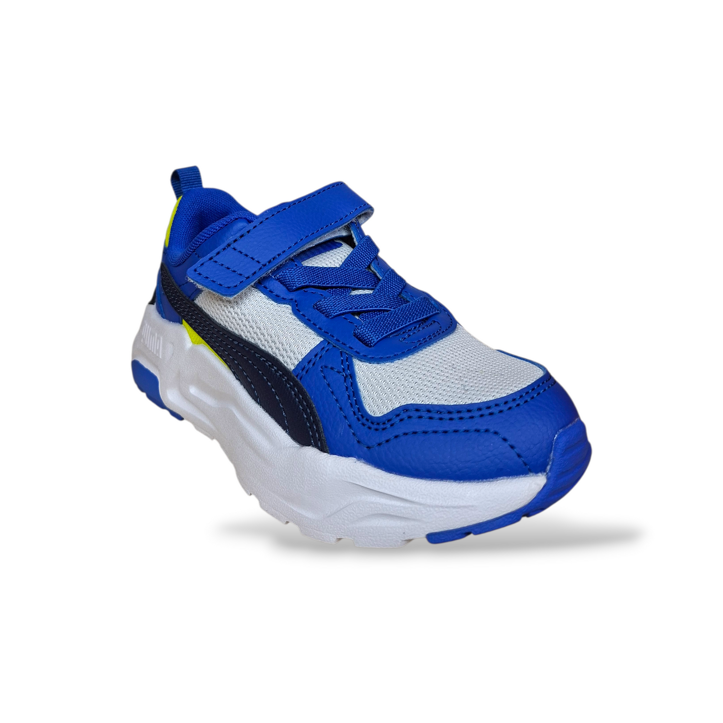Scarpe-ginnastica-bambino-Puma-Trinity-403705-blu-nero-bianco-giallo-Scarpetteria-Gica-Trani
