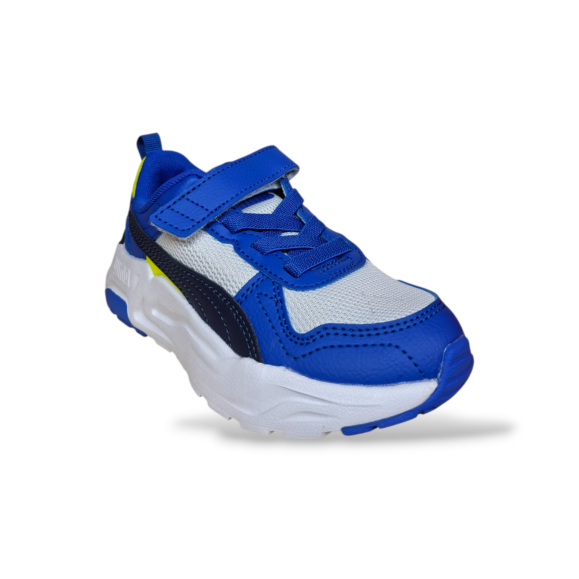 Scarpe-ginnastica-bambino-Puma-Trinity-403705-blu-nero-bianco-giallo-Scarpetteria-Gica-Trani
