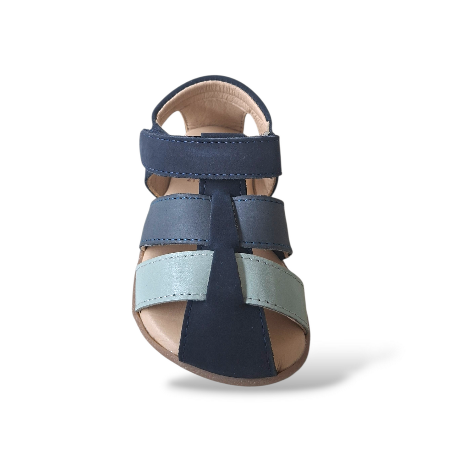 Calzature-barefoot-bambino-Gioseppo-Morley-pelle-blue-suola-flessibile-Scarpetteria-Gica-Trani

