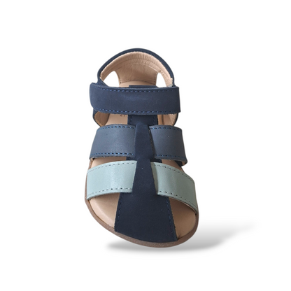 Calzature-barefoot-bambino-Gioseppo-Morley-pelle-blue-suola-flessibile-Scarpetteria-Gica-Trani

