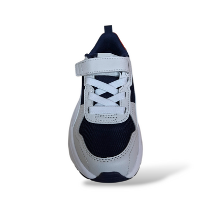 Scarpe-running-bambino-Puma-Trinity-bianco-blu-rosso-taglie-28-35-Scarpetteria-Gica-Trani
