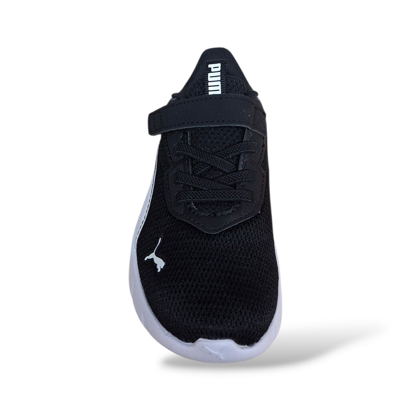 Scarpe-sportive-bambino-Puma-FlexFocus-nero-bianco-antiscivolo-Scarpetteria-Gica-Trani
