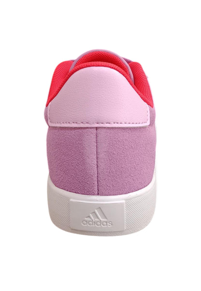 sarpe sneakers Bambini e ragazzi adidas GRAND COURT  viola-bianco laccio