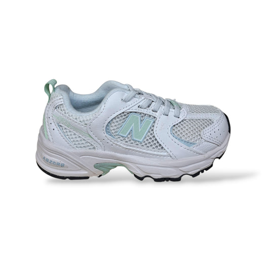 Sneakers-New-Balance-530-bambino-bianco-verde-Scarpetteria-Gica-Trani

